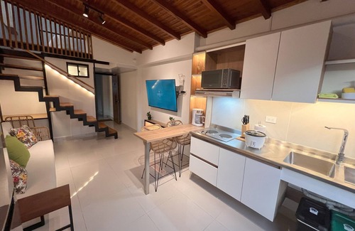 Santa Fe Apartment | SELECT Medellin-303-1-bedroom apartment with AC and WiFi- Near El Poblado
