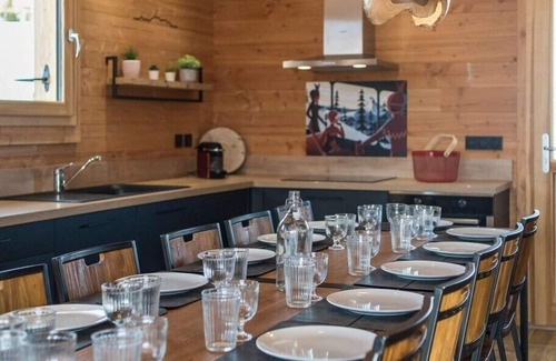 La Toussuire House | Scenic Chalet Steps from Slopes with Family-Friendly Amenities