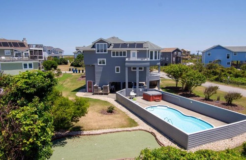 Duck House | Oceanfront Getaway: GF2 with Private Pool & Hot Tub