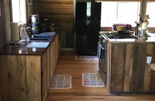 Shippenville Apartment | Discover Sentner House: Rustic Retreat with River Views