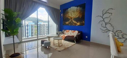 Bukit Jong Apartment | Relaxing Pool View Suite for 5-6 Guests in Seremban
