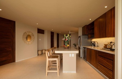 Saladita Apartment | Beachfront Oasis with Private Plunge Pool & Spa Retreat