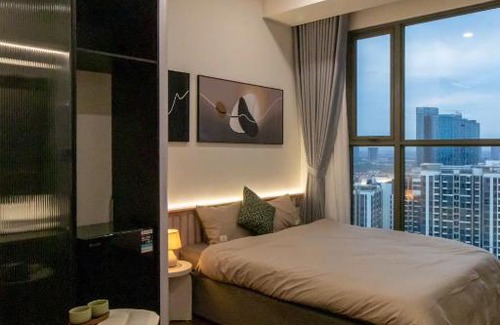 Gia Lam Apartment | Serendipity Homestay Studio H2 Masteri view Vinuni