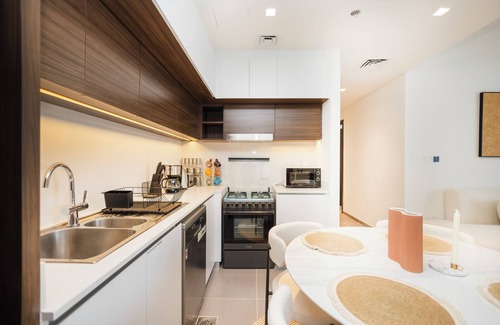 Dubai Apartment | Serene 2BR with Sea View - BMS