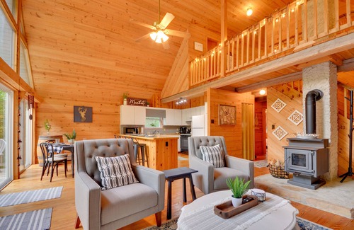 Cana Cabin | Idyllic Fancy Gap Cabin Retreat with Pool & Spa Amenities