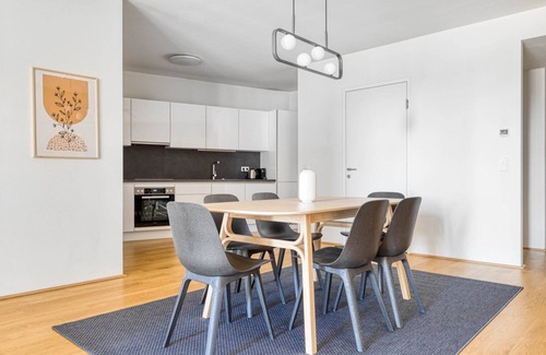 Favoriten Apartment | Modern 2BR Favoriten Suite with Gym & Pool Near Metro