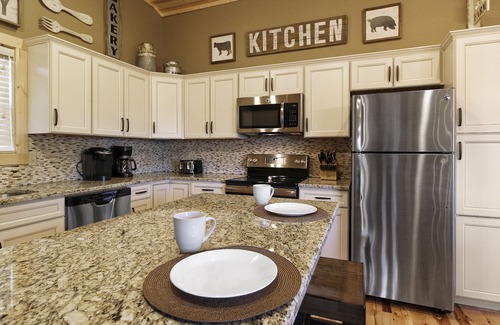 Chalet Village North Cabin | Experience Heaven's Escape: Scenic Cabin with Hot Tub