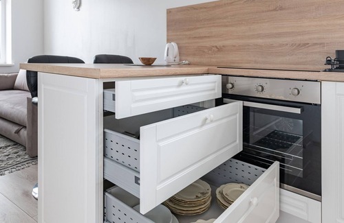 Old Town Apartment | Tranquil Nemunas River View Apartment Near McDonald's