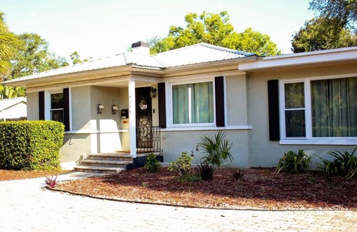 Virginia Park House | Tranquil South Tampa Pool Home with Hot Tub & Family Perks