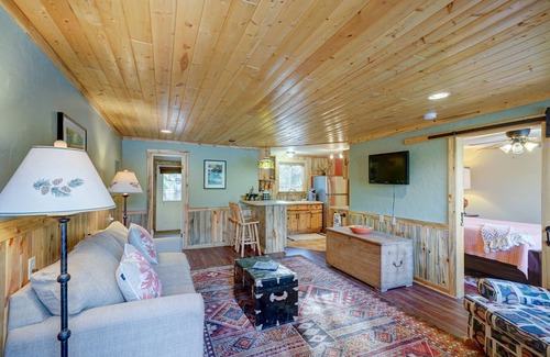 Howard Apartment | Serene River Place Retreat Unit 2, 1-bedroom condo nestled along the river in Howard, CO.