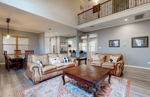 Burnet House | Serene waterfront house with pool table, game room and lake views