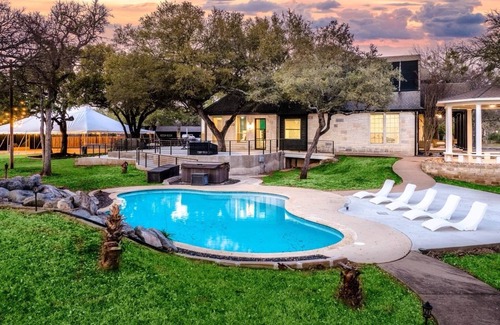 Shady Hollow House | Serenita Estate: 10 Acres | Pool | Large Events