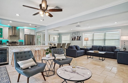 Riviera Bay House | Waterfront Haven with Heated Pool & Kayak Access