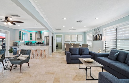 Riviera Bay House | Waterfront Haven with Heated Pool & Kayak Access
