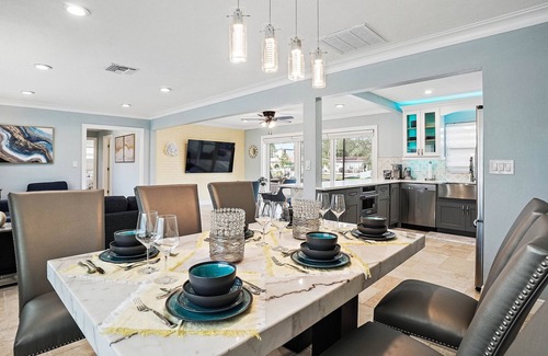 Riviera Bay House | Waterfront Haven with Heated Pool & Kayak Access