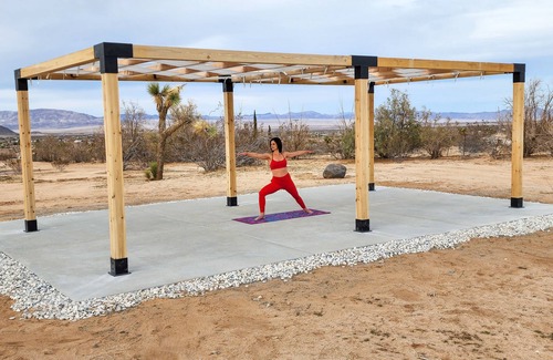Landers House | Tranquil Oasis Dome House near Joshua Tree with Heated Pool