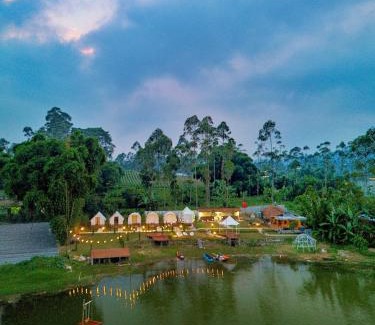 Pangalengan Other | Experience Seribu Pulau Glamping on the Lakefront