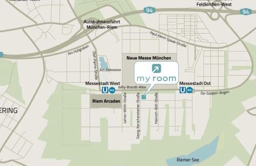 Riem Apartment | Convenient Serviced Apartment in Munich with Breakfast