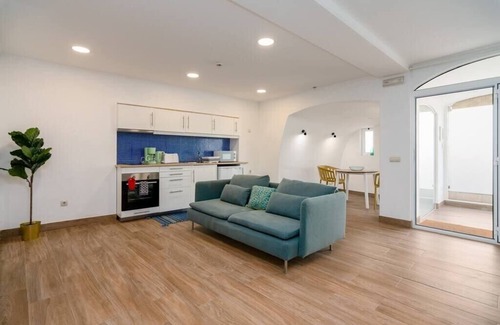 Setubal Apartment | Discover Setúbal Downtown Blue: Family-Friendly Retreat