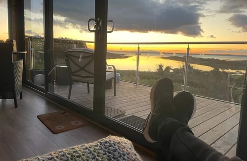 Portaferry Ski Chalet | Elevated Retreat with Breathtaking Views over Strangford Lough