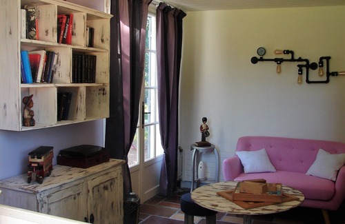 Breuil-Barret House | Cozy Sganarelle Twin Room with Park View and Breakfast