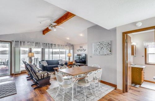 Gravois Mills House | Shared Dock at Waterfront Lake of the Ozarks Home