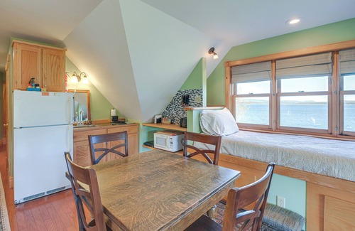Surry Apartment | Shared Dock & Fire Pit: Peaceful Surry Studio!