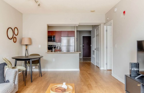 West End Apartment | Modern Foggy Bottom 1BR with Gym, Rooftop & Doorman