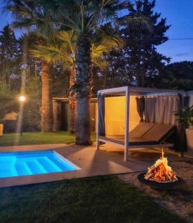 Fontane Bianche Apartment | Shati Luxury - Private Heated Pool, Sea view Near beach