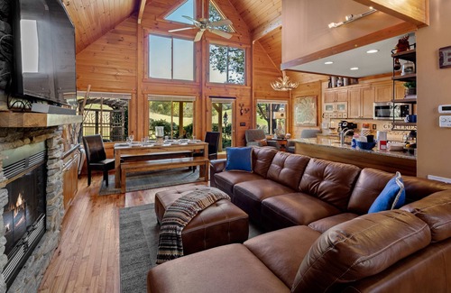Lake Lure Cabin | Idyllic Sheepnose Valley Retreat on Rumbling Bald Golf Course