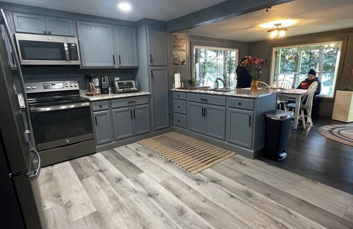 Palermo House | Sheepscot Lake House ideal for swim, boat, fish with private dock on water