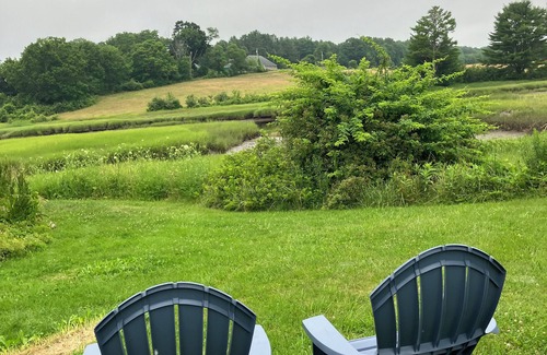 Sheepscot House | Relaxing Sheepscot River House with Ocean Views & Spa