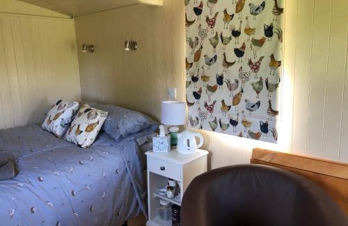 Oswestry Other | Relaxing Shepherds Hut Retreat with Inviting Hot Tub