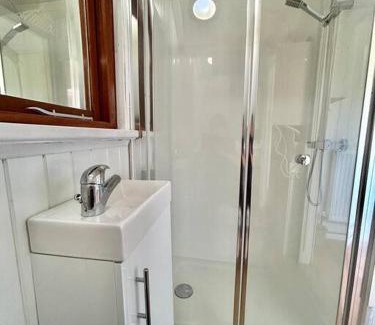 Cowbridge Ski Chalet | Pet-Friendly Shepherds Hut in a Scenic Enclosed Field
