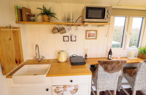 Aubourn Cottage | SHEPHERDS HUT - OAK, romantic, with hot tub in Lincoln
