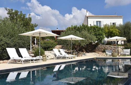 Modica Villa | Idyllic Sicilian Farmhouse with Pool and Scenic Greenery