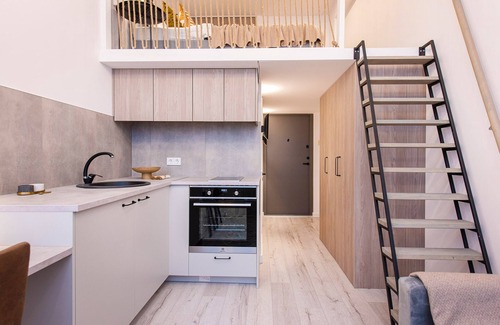 Vilnius city municipality Apartment | Discover Sigma Skyline Loft 13: Pet-Friendly & Family Ready