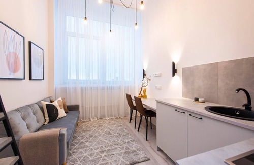 Vilnius city municipality Apartment | Explore Sigma Skyline Loft 17: Pet Friendly & Family Ready