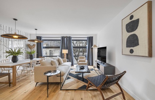 Archives Apartment | Signature 2BR/2BA Retreat for Up to 6 Guests