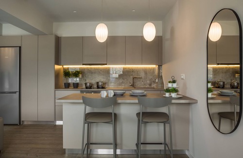 Argostoli Town Apartment | Elegant Sea View Signature Suite with Family-Friendly Amenities