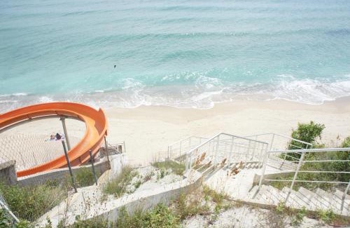 Byala Apartment | Silver Beach Byala: Oceanfront Studio with Pools & Parking