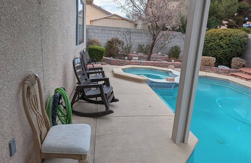 North Las Vegas House | Inviting Single-Story House with Pool and Spa Amenities