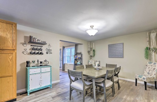 Fairborn House | Stylish Fairborn Retreat with Spa, Kitchen & Patio