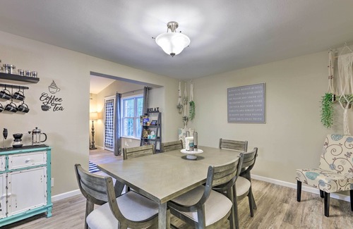 Fairborn House | Stylish Fairborn Retreat with Spa, Kitchen & Patio