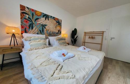 Gebrazhofen Apartment | Stylish BOHO Apartment SiOUX: Family-Friendly Retreat