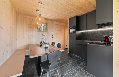 Cavareno Ski Chalet | Discover Sissi Queen Chalet: Spa Retreat with Scenic Views