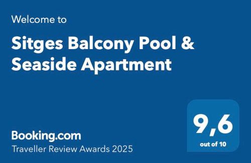Sitges Apartment | Seaside Apartment with Pool & Ocean Views - Guest Rated 9.8