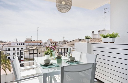 Sitges Town Center Apartment | Experience Sitges Spaces Oasis Penthouse with Pool & Terrace