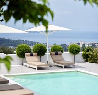 Neos Marmaras Villa | Exceptional Sithonian Villa: Oceanfront Bliss & Pool Access