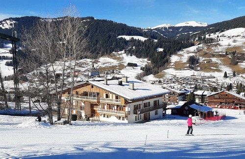 Megeve Apartment | Inviting Ski-In/Ski-Out Duplex Ancolies in Megeve